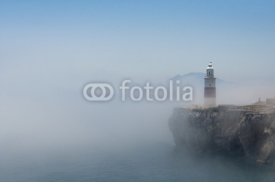 Naklejki Gibraltar Lighthouse in the Mist