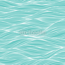 Fototapety Vector seamless abstract pattern, waves