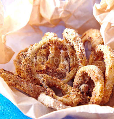 Baked onions rings