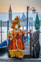 Naklejki Venetian carnival masks