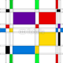 Naklejki seamless abstract geometric colorful vector pattern