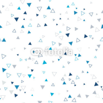 Fototapety Seamless bright pattern of geometric shapes on a white background.