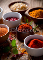 Naklejki Assorted spices