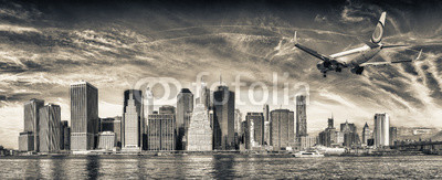 Arriving in New York City. Travel concept