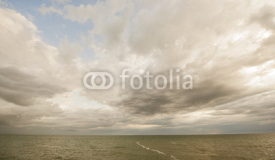 Naklejki Clouds and sea
