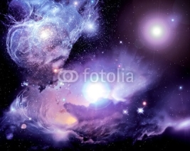 Naklejki Fantasy Space Nebula 