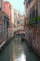 Fototapety Venice Canals and Gondola. European City