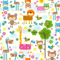 Naklejki animals background