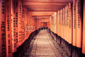 Naklejki Leading Line To The Kyoto Gates
