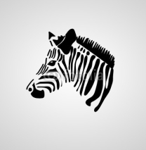 Naklejki Zebra