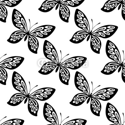 Butterfly seamless pattern