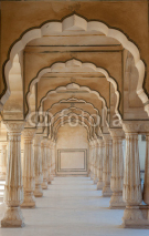 Naklejki Arch passsage at Amber Fort, Jaipur, India