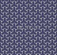 Naklejki Japanese geometric seamless pattern design texture