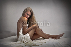 Fototapety blonde girl posing
