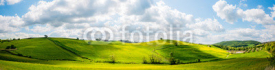 Fototapety Panorama de paysages du Val d'Orcia en Toscane