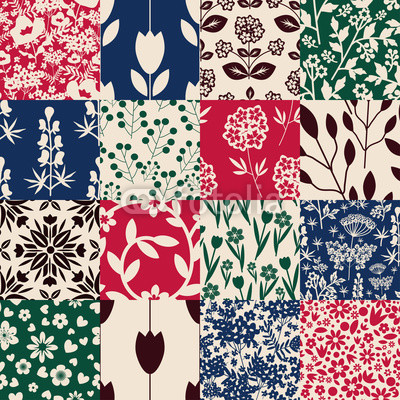 Seamless patterns set