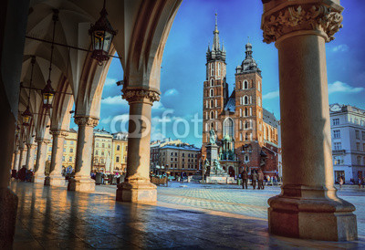 Cracow / Krakow in Poland , Europe