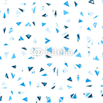 Naklejki Triangles Glitch Background