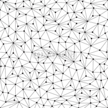 Obrazy i plakaty Polygonal background, seamless pattern, lines and circles