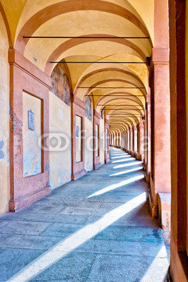 San Luca arcade in Bologna, Italy