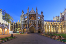 Naklejki Traveling in the famous Westminster Abbey, London, United Kingdo