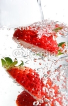 Fototapety fizzy strawberries