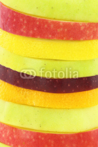 Naklejki Fruits Slices background