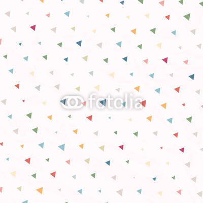 Vintage Polka Dots but Triangles in Vector