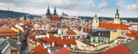 Naklejki Panoramic of Prague