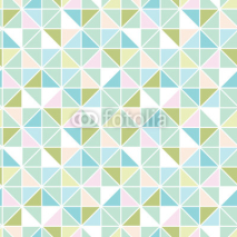 Obrazy i plakaty Vector colorful pastel triangle texture seamless pattern