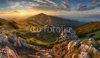 Slovakia mountain from peak Chleb