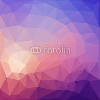 Illustration of colored  poligonal abstract background.