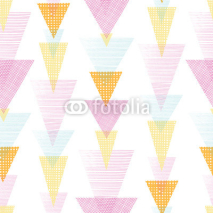 Fototapety Vector overlayed triangles stripes seamless pattern background