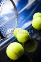 Naklejki Tennis racket and balls, sport