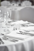 Naklejki restaurant table setout
