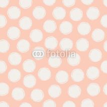 Naklejki hand drawn seamless pattern with dots