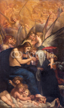 Fototapety Bologna - Jesus and st. Catherine of Siena