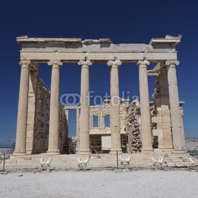 Erechtheion temple, Acropolis of Athens, Greece