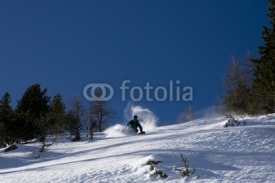 Fototapety ski powder 1