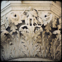 Naklejki Capitello di palazzo Ducale, Venezia