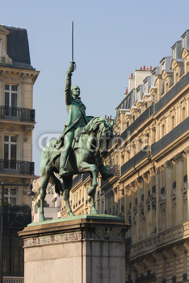 Famous statue of George Washington in Paris