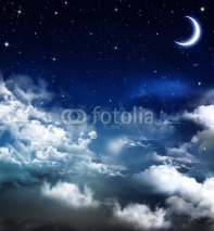 Naklejki beautiful background, nightly sky