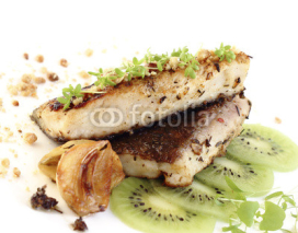 Fototapety Fried fish fillet