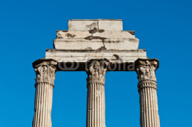 Naklejki Temple of Castor and Pollux in Rome