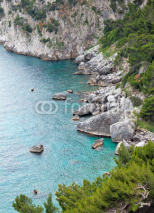 Naklejki Marina Piccola on Capri Island, Italy