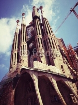 Fototapety Sagrada Familia in Barcelona, Spain