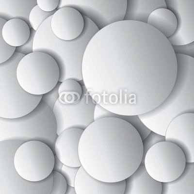 Vector circles, minimal objects, abstract vector design composition