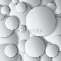 Obrazy i plakaty Vector circles, minimal objects, abstract vector design composition