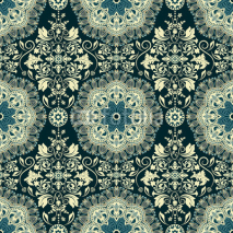 Fototapety Damask seamless pattern