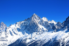 Fototapety Aiguille Verte - Massif du Mont-Blanc (Haute-Savoie)